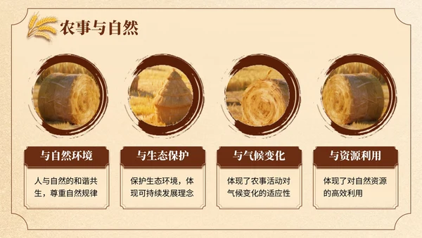 黄色中国风立秋节日学校班会