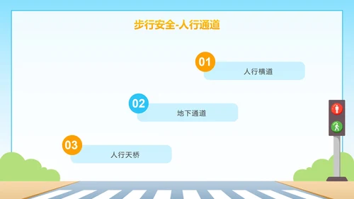 卡通全国儿童安全教育日PPT模板