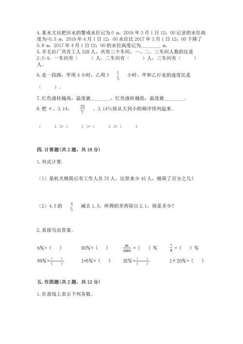 六年级下册数学《期末测试卷》及答案（名校卷）.docx