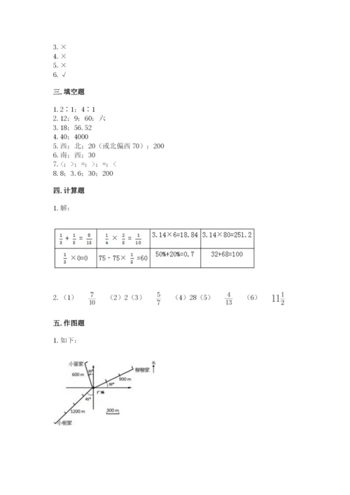 小学六年级数学上册期末卷（名师系列）word版.docx