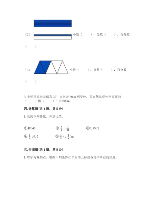小学数学六年级上册期末考试试卷精品【必刷】.docx