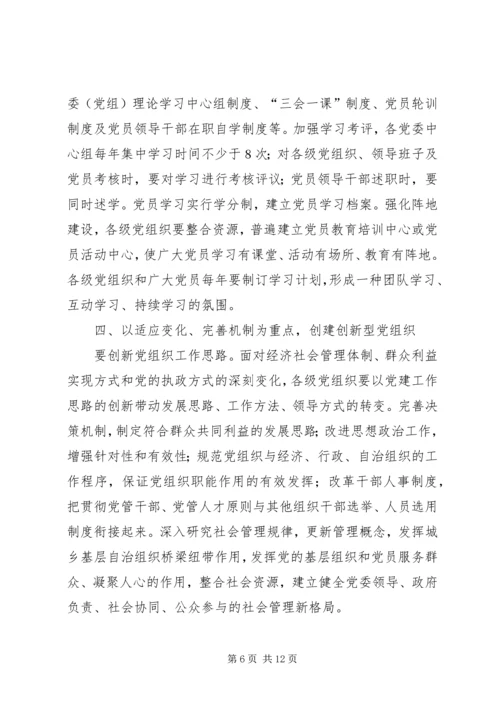 市委党组织的意见.docx