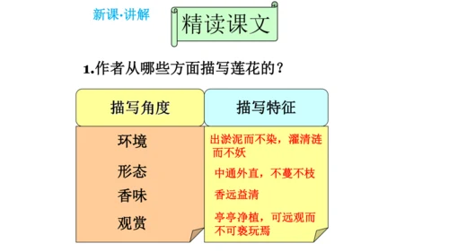 17 短文两篇《爱莲说》课件(共28张PPT)