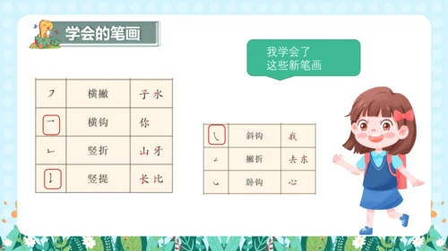 统编版语文一年级上册课文2  第六单元（复习课件）