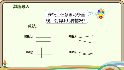 人教版数学四年级上册5.1 平行与垂直课件(共20张PPT)