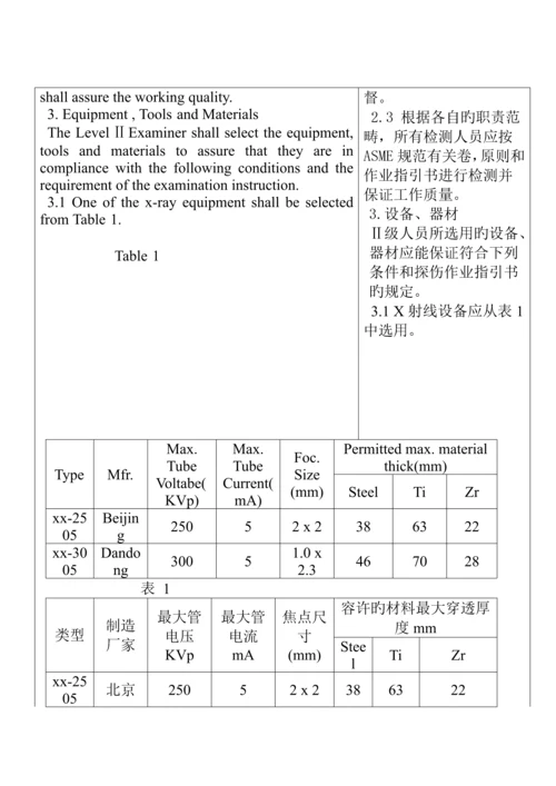 无损检测对接焊缝射线标准工艺专题规程.docx