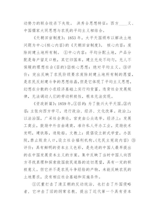 高一上必修一历史知识点总结.docx