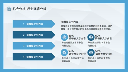 SWOT企业项目工作分析通用PPT模板