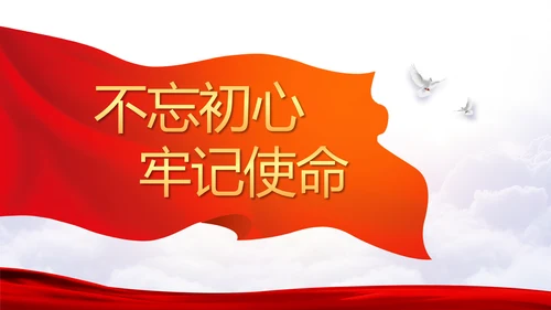 不忘初心牢记使命党支部学习教育PPT