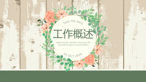 精美小清新美容护肤化妆品宣传动态PPT