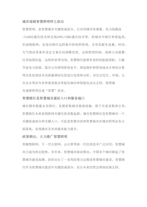 智慧路灯解决专业方案.docx