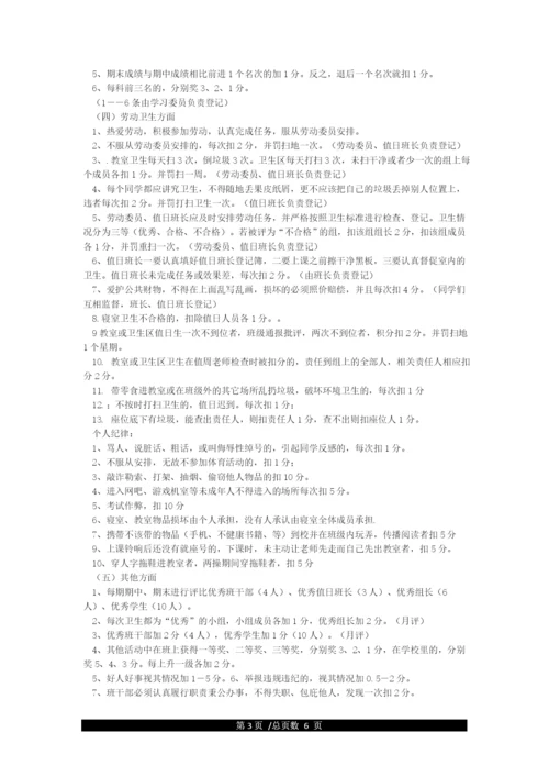 初中优秀班级班规.docx