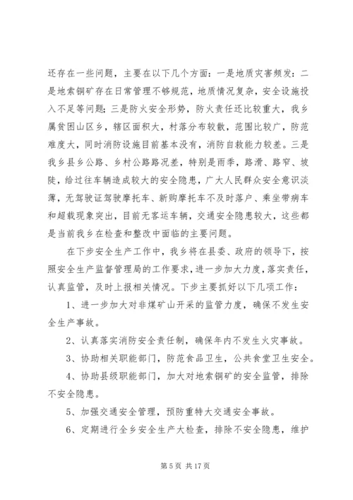 乡镇安全大检查总结总结.docx