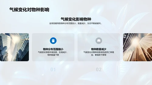 全球变暖对小寒的影响PPT模板
