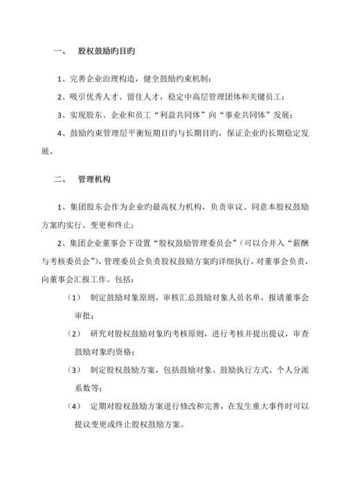 股权激励方案.docx