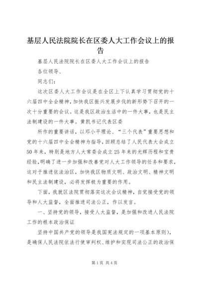 基层人民法院院长在区委人大工作会议上的报告 (6).docx