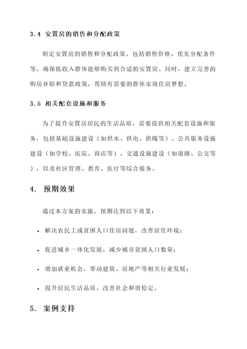 安置房开发建设实施方案