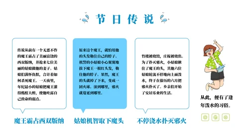 浴佛节泼水习俗介绍文化宣传通用PPT模板