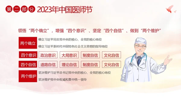 中国医师节第六个医师节勇担健康使命PPT课件