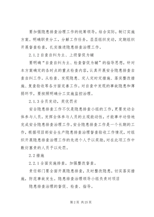 隐患治理方案及措施.docx