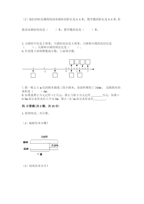 靖江市六年级下册数学期末测试卷完整.docx