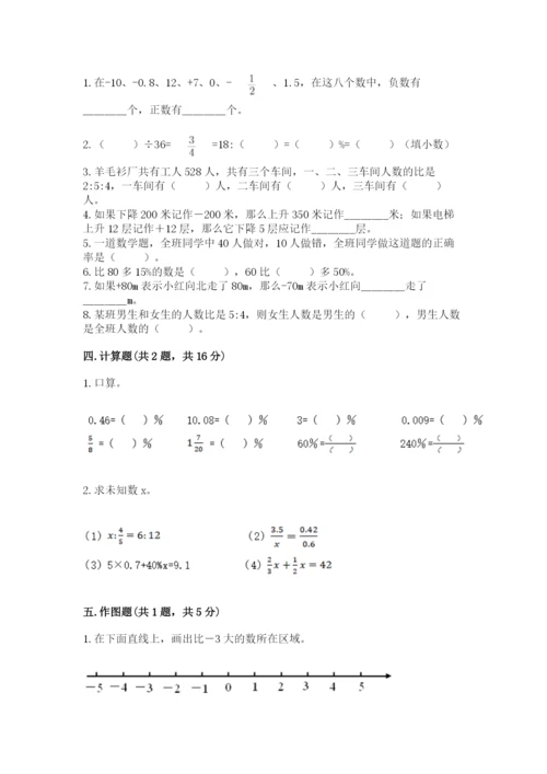 人教版六年级下册数学期末测试卷及参考答案【实用】.docx