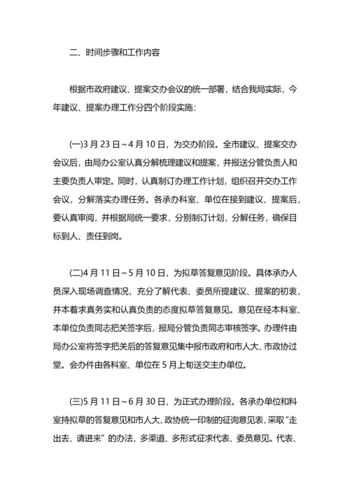 落实人大代表建议政协委员提案办理工作的意见.docx