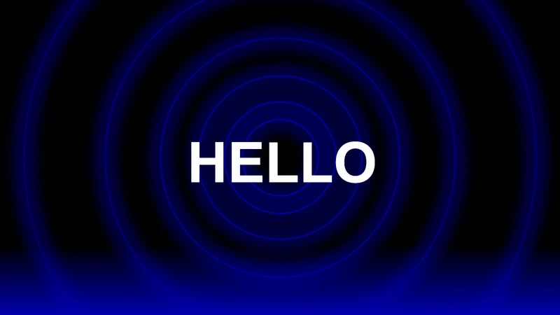 欧美风HELLO快闪通用PPT模板