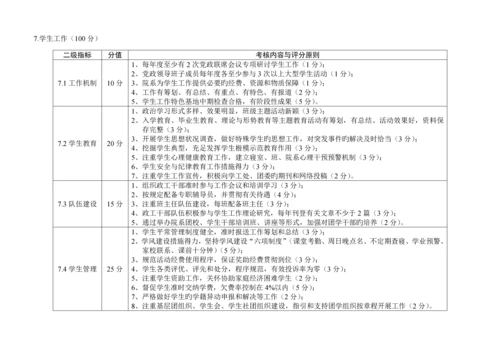 教学单位目标管理考核指标全新体系常规指标.docx