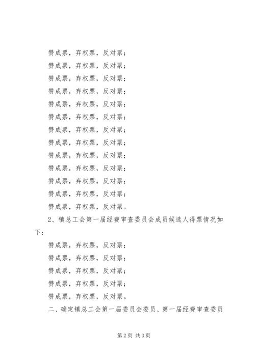 乡镇总工会职工会员代表大会主席团会议致辞稿.docx