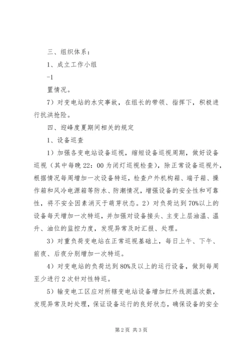 迎峰度夏工作方案 (5).docx