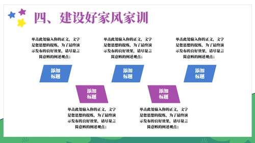 继承家风祖训主题通用PPT模板
