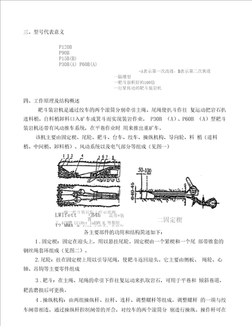 耙斗机说明书 耙斗装岩机说明书