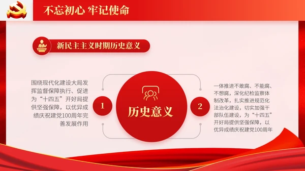 红色党政风永远跟党走PPT模板