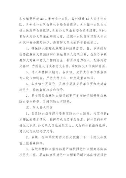 森林草原防火安全管理制度.docx