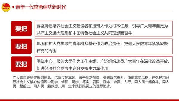青春心向党建功新时代弘扬共青团使命团课PPT