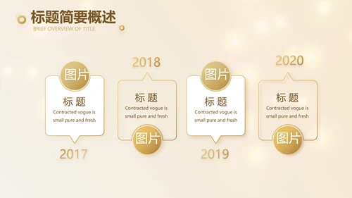 金色简约2021年会活动年终总结PPT模板