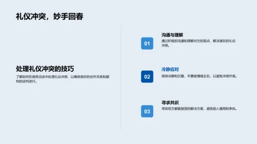 财务洽谈商务礼仪训练PPT模板