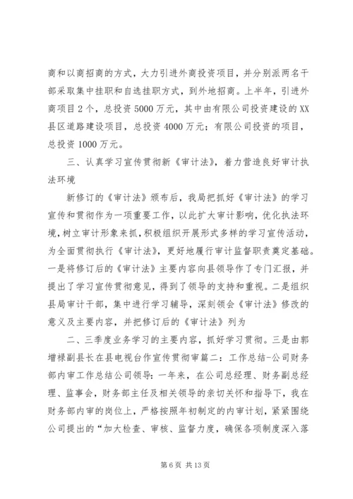某公司内审工作计划 (5).docx
