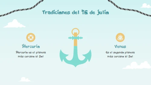 卡门圣母节介绍通用PPT模板