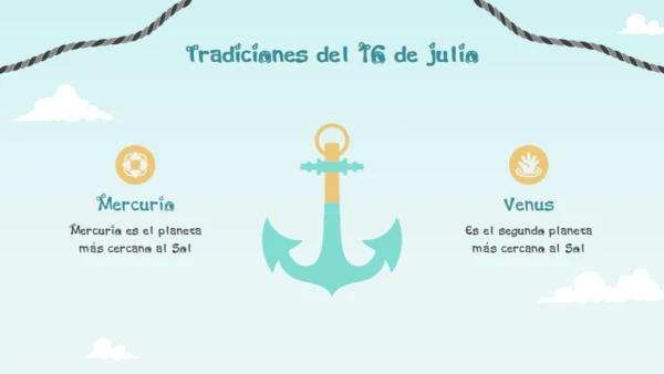 卡门圣母节介绍通用PPT模板