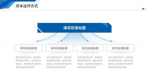 蓝色商务风叠压形状商业项目计划书PPT商业计划书
