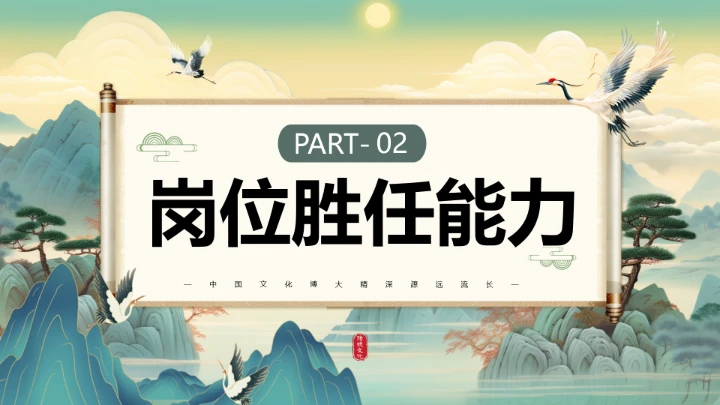 绿色中国风汉语言文学专业大学生职业生涯规划发展展示PPT