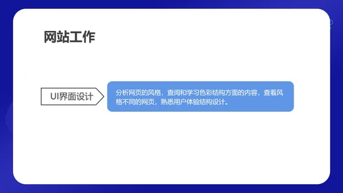 蓝色科技风网络运营年度工作计划PPT模板