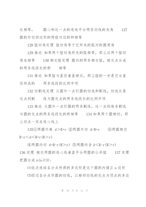 中考最后压轴题初中数学知识点及数学公式总结.docx