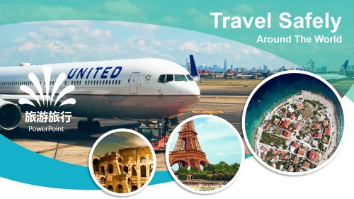 旅游景点推荐旅行度假社旅游行业动态PPT