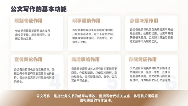 黄色简约实拍卡片式公文写作技巧培训