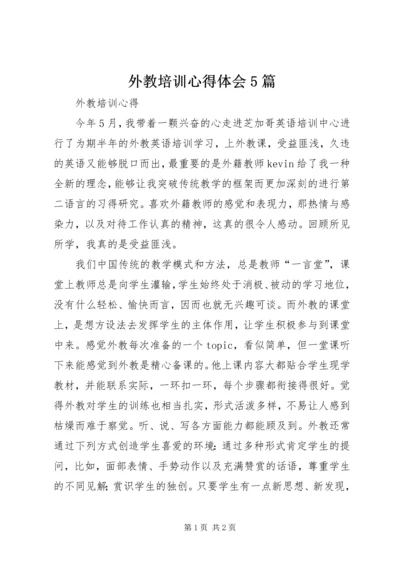 外教培训心得体会5篇 (5).docx