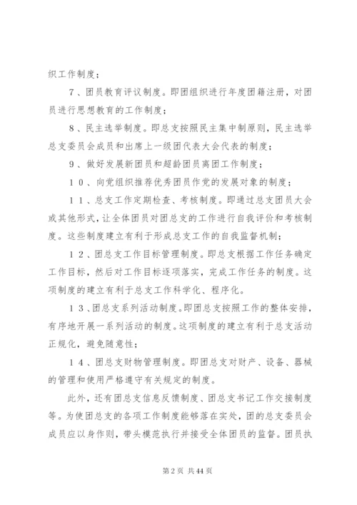 团支部制度建设情况.docx