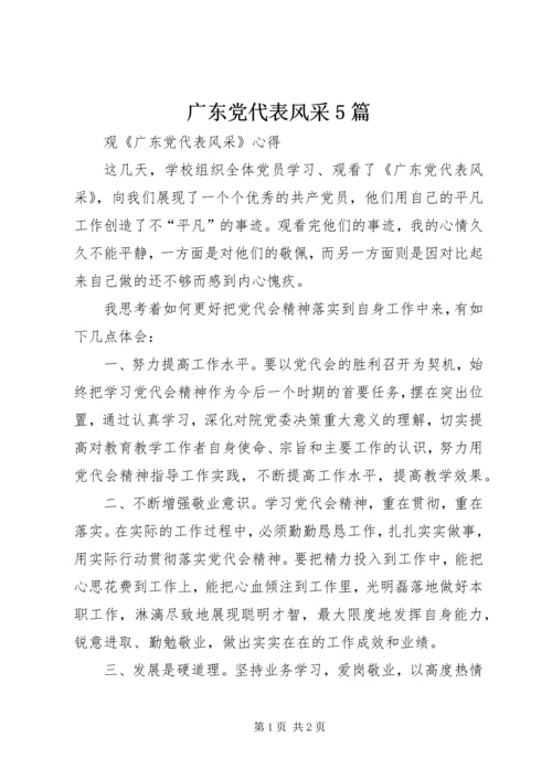 广东党代表风采5篇 (3).docx